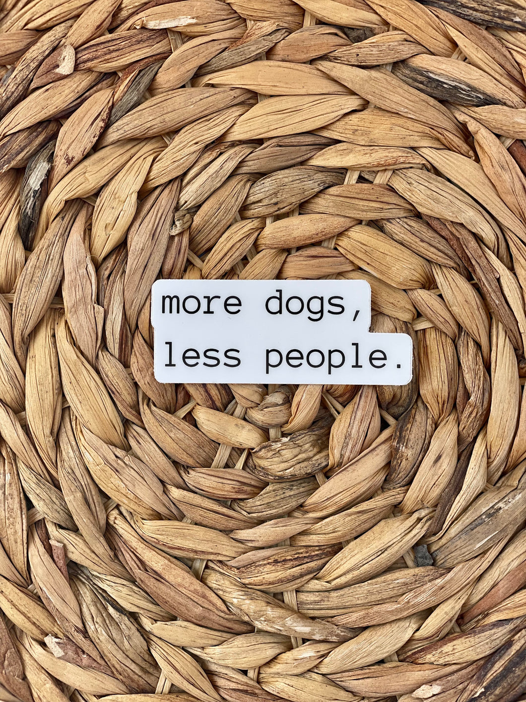 More Dogs, Less People